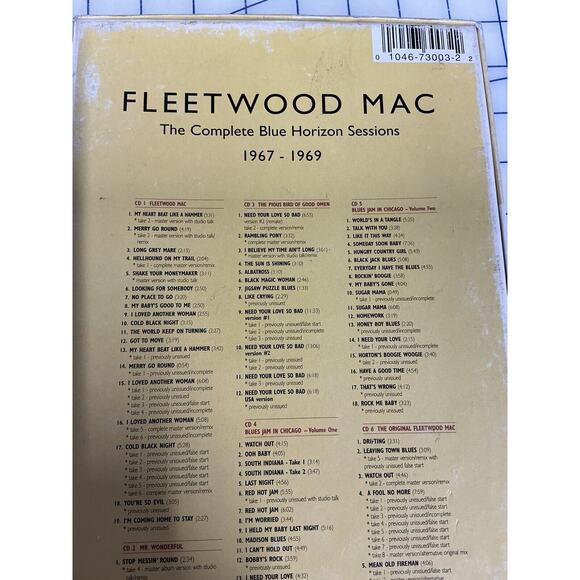 FLEETWOOD MAC THE COMPLETE BLUE HORIZON SESSIONS 1967-1969 CD BOX SET 6-DISC - Picture 5 of 15